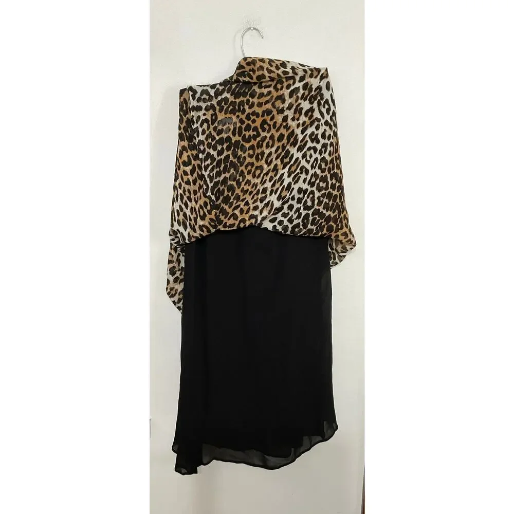 Ganni Leopard Print High Rise Midi Skirt Size EU 38 Small - Picture 5 of 7